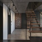 Nuances de gris intérieur industriel graphique