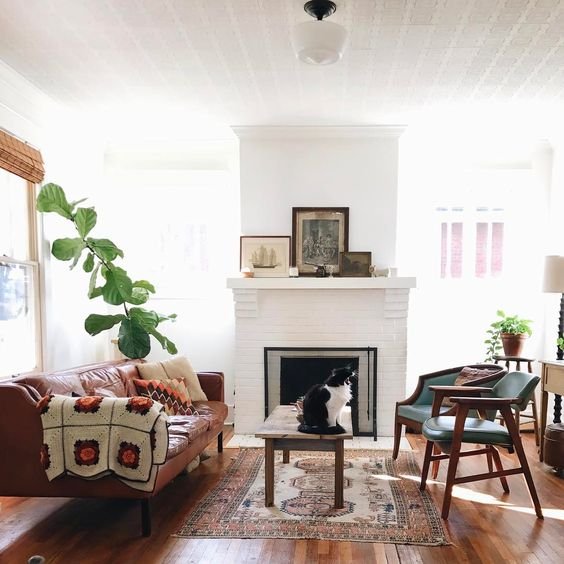 Une décoration vintage pour cette charmante maison louable sur Airbnb Une décoration vintage pour cette charmante maison louable sur Airbnb