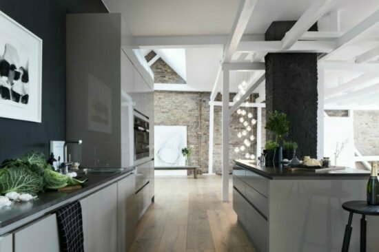 penthouse minimaliste à la décoration masculine et élégante