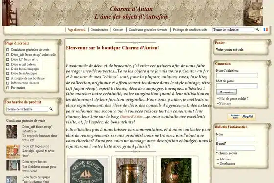 Boutiques déco généralistes - Charme d'antan