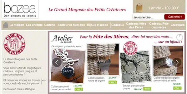 Boutiques déco généralistes - Bozea
