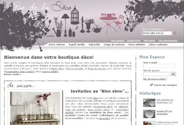 Boutiques déco généralistes - Rue de la Déco