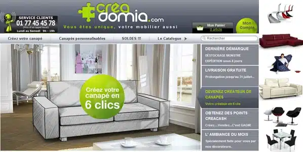 Boutiques déco généralistes - Creadomia