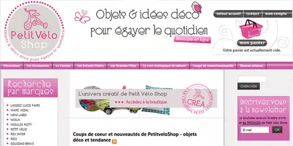 Boutiques déco généralistes - Petit Velo Shop