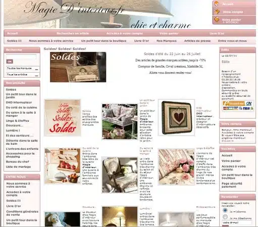 Boutiques déco généralistes - Magie d'intérieur
