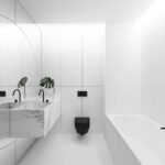 Une déco blanche jusque dans la chambre
