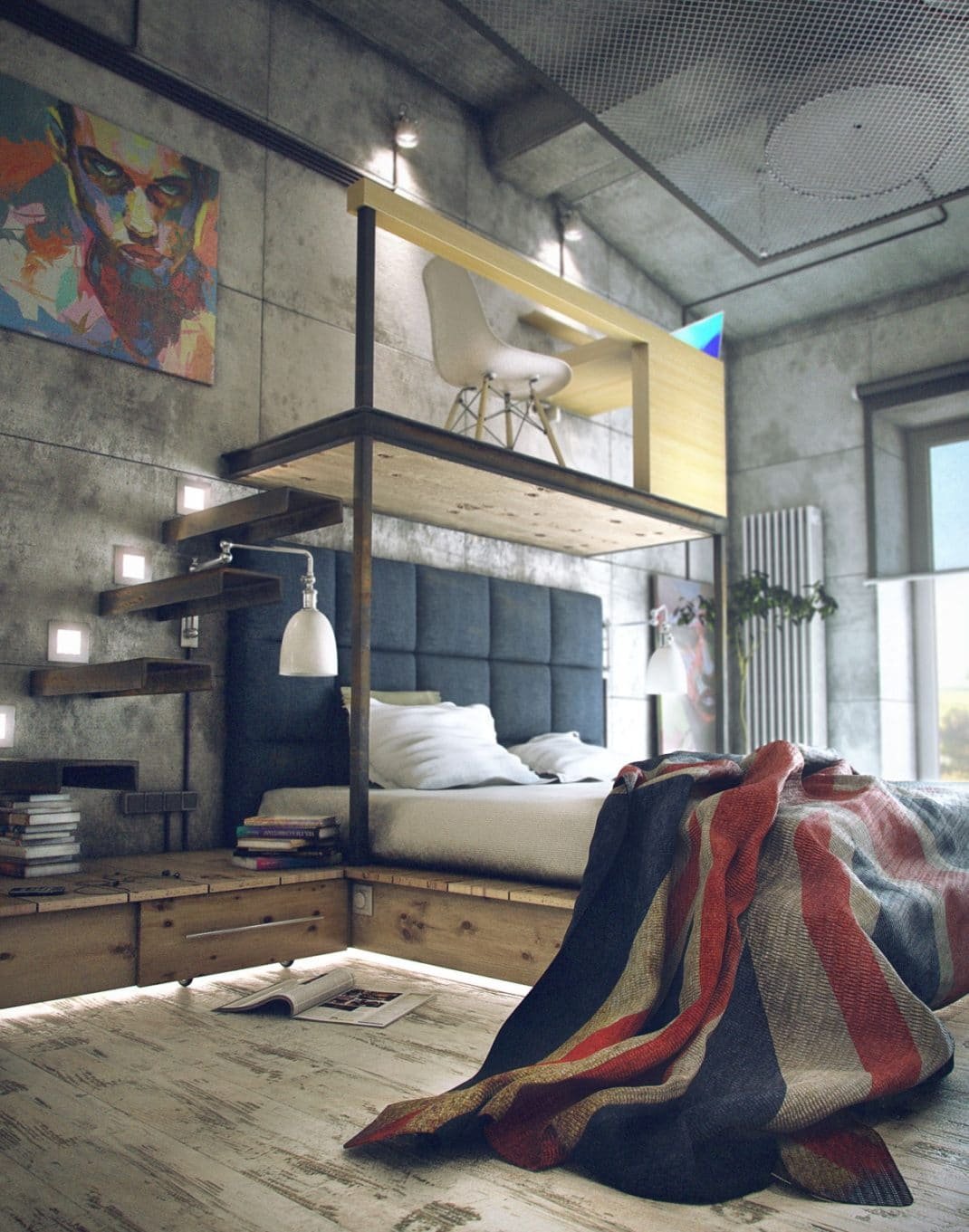 idées déco pour une chambre à la décoration industrielle idées déco pour une chambre à la décoration industrielle