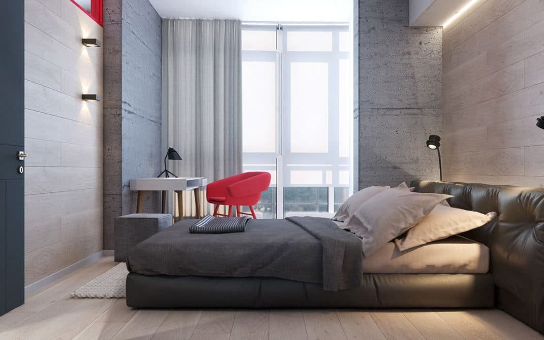 Une déco rouge centrée sur ces chaises rouges Une déco rouge centrée sur ces chaises rouges