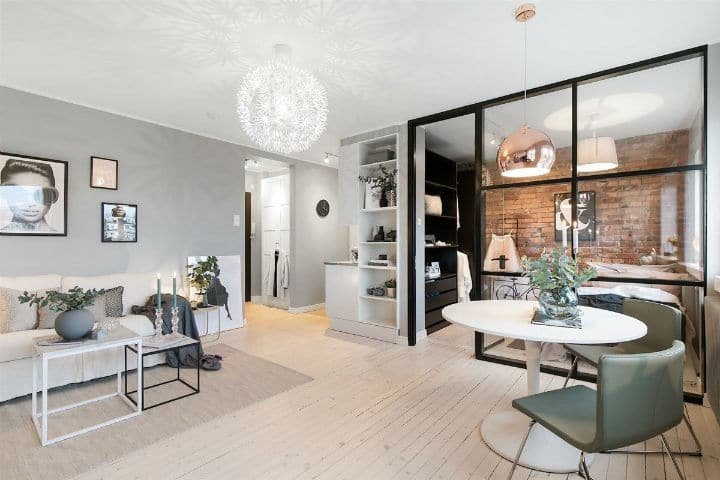 Petit appartement scandinave ouvert et aérien Petit appartement scandinave ouvert et aérien
