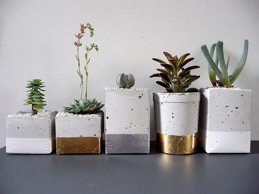 Vases et jardinières en béton Vases et jardinières en béton