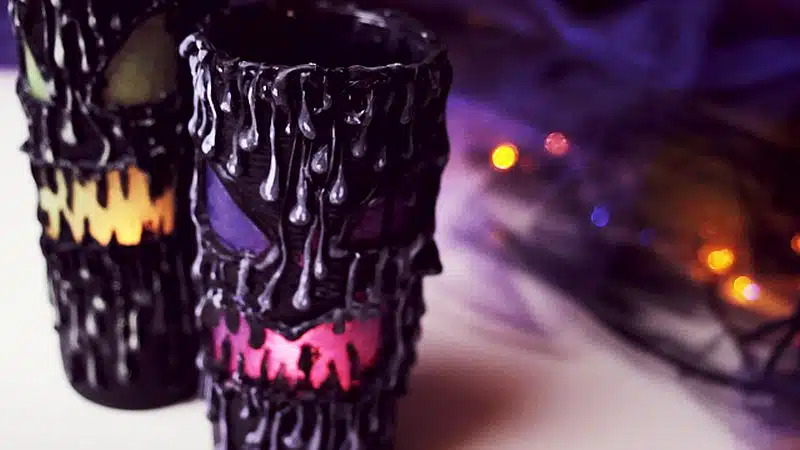 DIY bougies Halloween 
