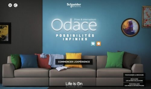 Odace - Une gamme de prises et interrupteurs design signée Schneider Electric