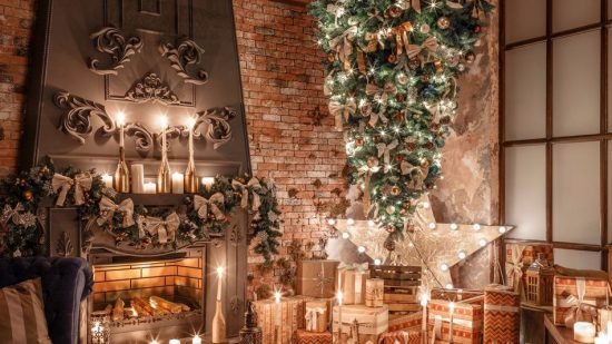 sapins de Noël à l'envers tendance de Noël 2018