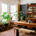 cuisines avec une décoration de style bohémien