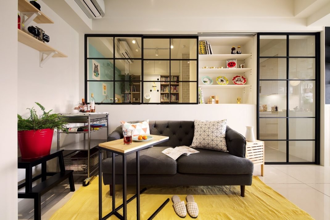 A Lentil Design rénove un petit appartement de moins de 50 mètres carrés