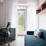 Ines Käärma nous dévoile une maison minimaliste aux accents bleus et jaunes 7
