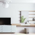 Les couleurs neutres font de cet appartement une oasis de tranquillité
