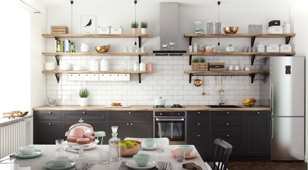 50 merveilleuses cuisines agencées sur un mur