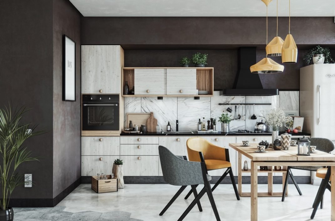 50 merveilleuses cuisines agencées sur un mur