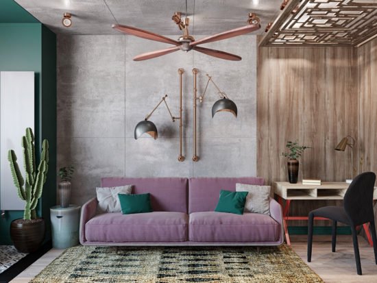 décoration industrielle aux accents marocains