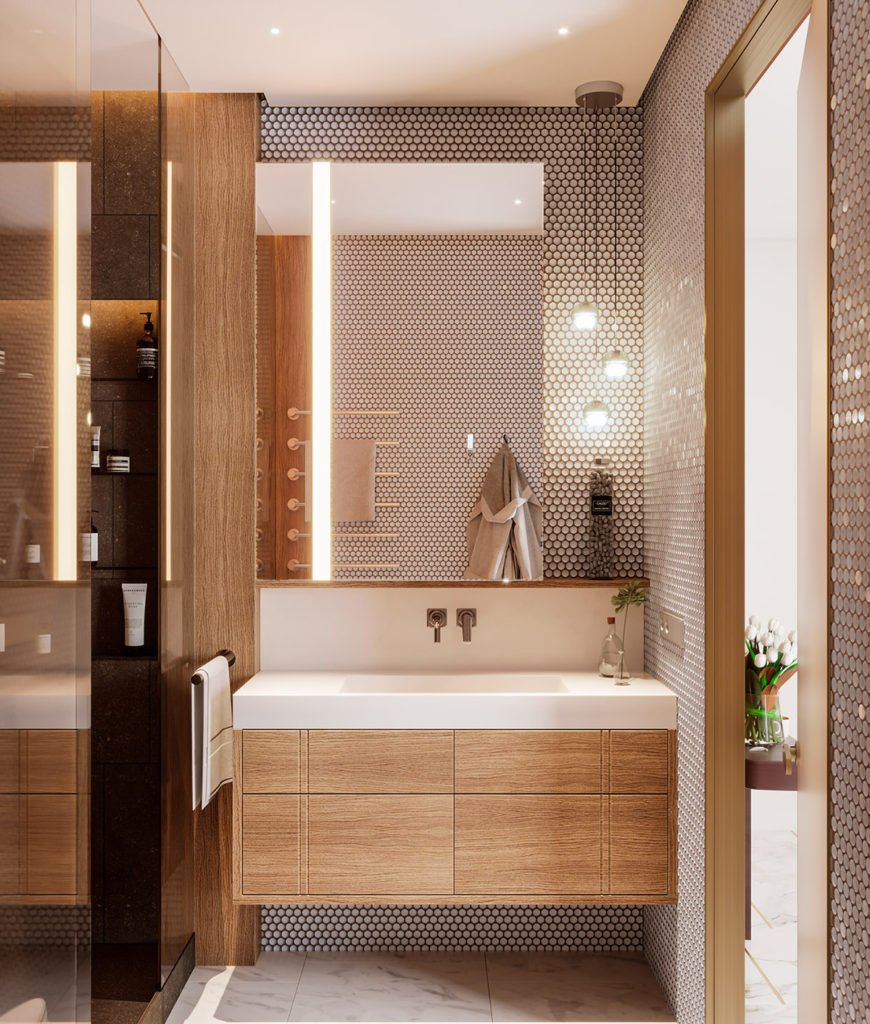 Les chambres et salles de bain