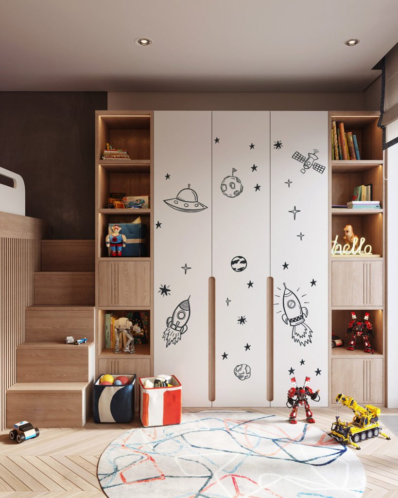 Les chambres et salles de bain