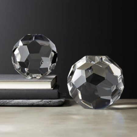 objets déco tendances sphères crystal