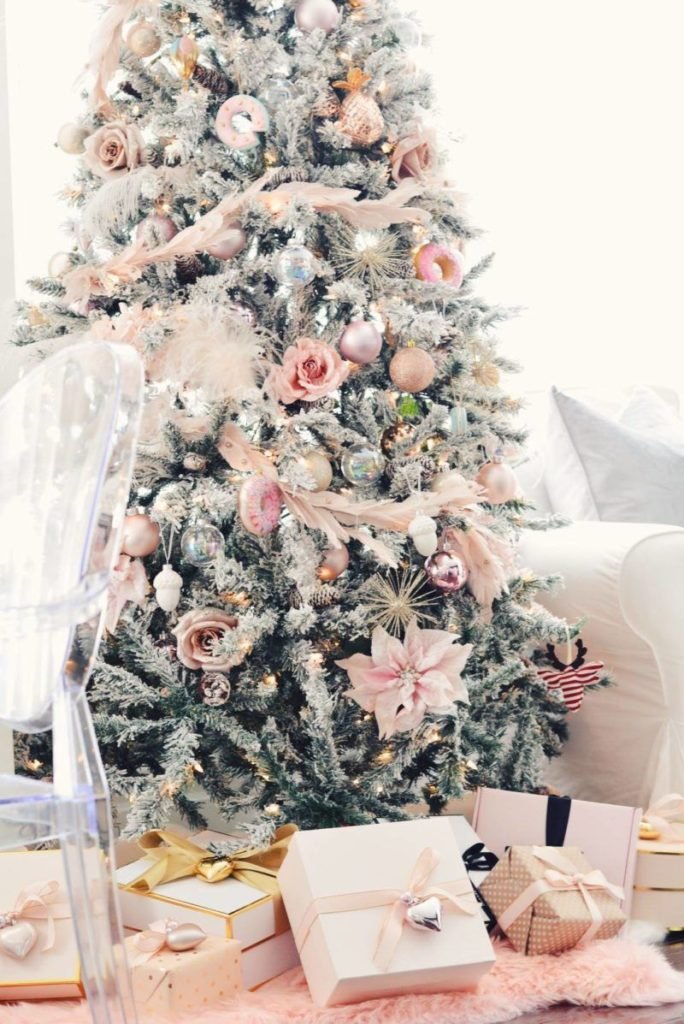 Idées de décoration de sapin de Noël la plume