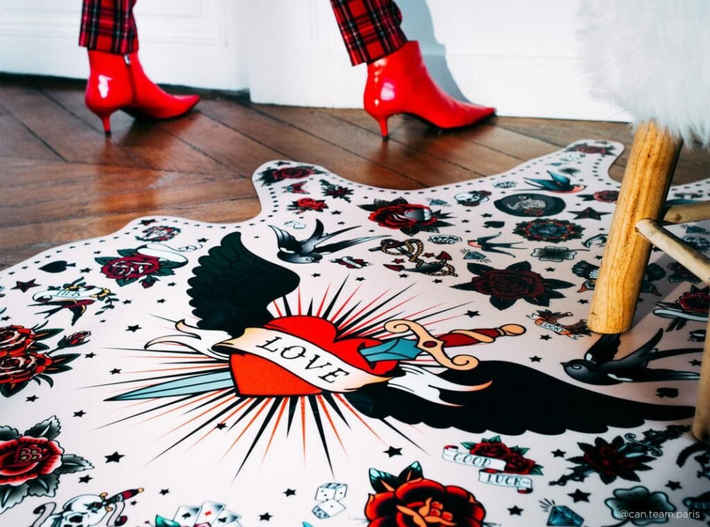 tapis Tatoo Pôdevache 4 tapis Tatoo Pôdevache 4