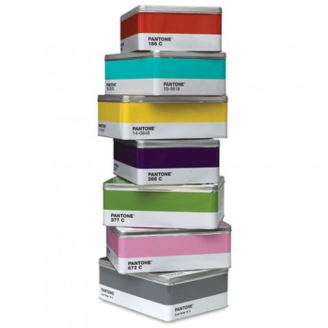 Boîte en métal colorée - PANTONE Boîte en métal colorée - PANTONE