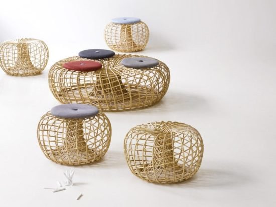 Tables basses originales - Nest de Johannes Foersom et Peter Hiort-Lorenzen