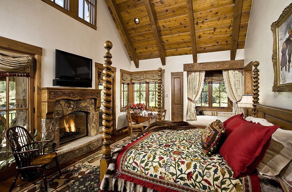 Des chambres rustiques avec une touche de couleur et des motifs 8 Des chambres rustiques avec une touche de couleur et des motifs 8