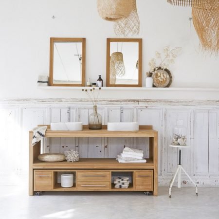 Tendance bois 10 salles de bains utilisant du bois naturel 2