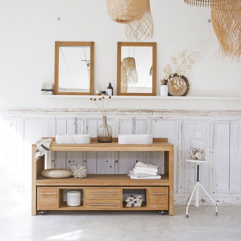 Tendance bois 10 salles de bains utilisant du bois naturel 2