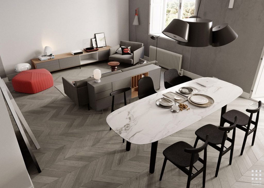 Visite d’une maison monochrome pleine de surprises avec une pièce secrète Visite d’une maison monochrome pleine de surprises avec une pièce secrète