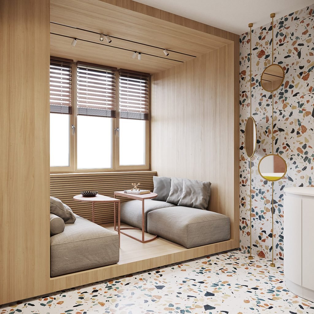 Un intérieur rétro moderne rempli d'idées de conception originales 4