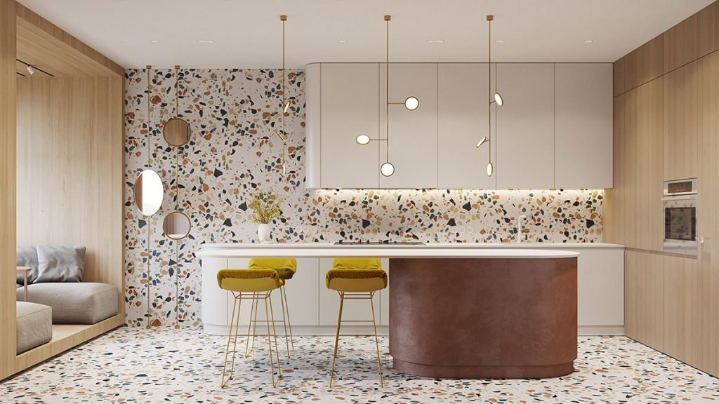Un intérieur rétro moderne rempli d'idées de conception originales 5