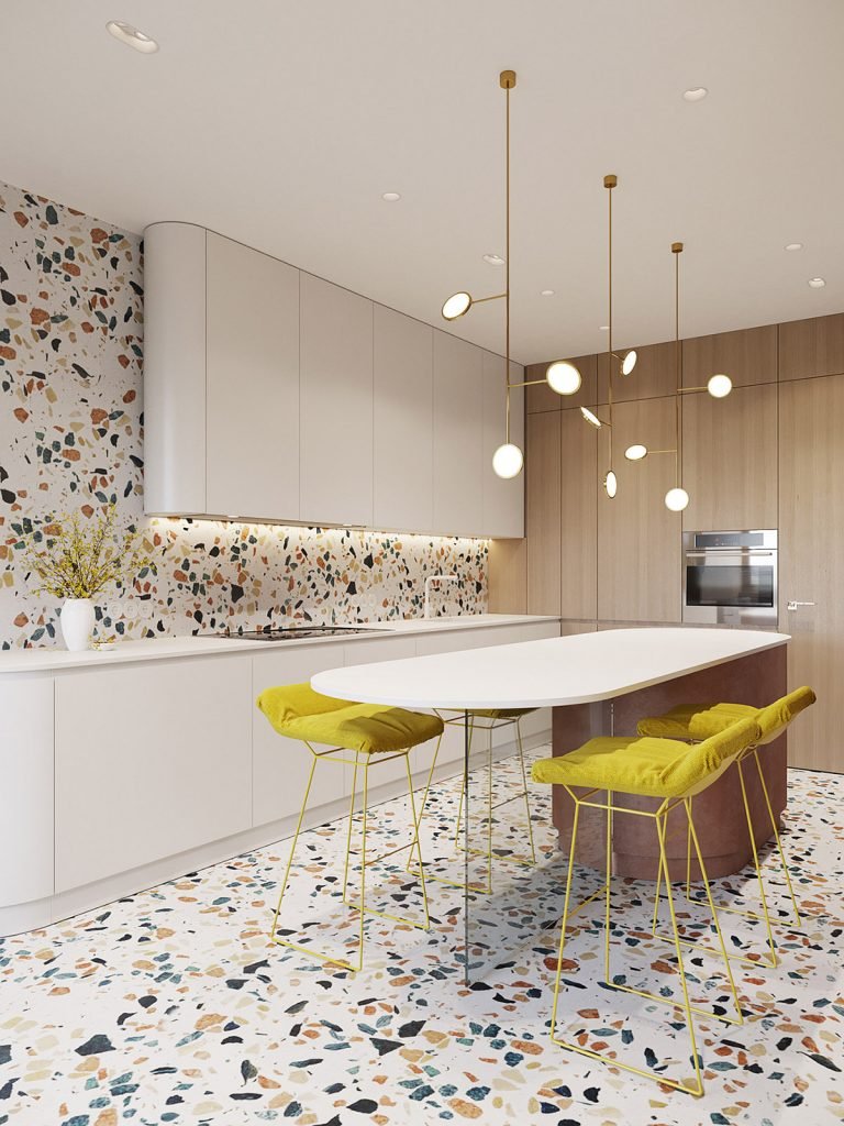 Un intérieur rétro moderne rempli d'idées de conception originales 7