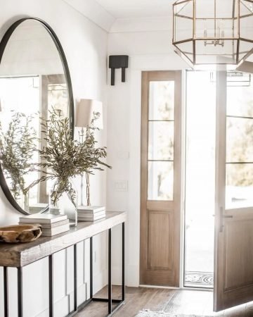 Décorer votre console avec des miroirs sur le mur