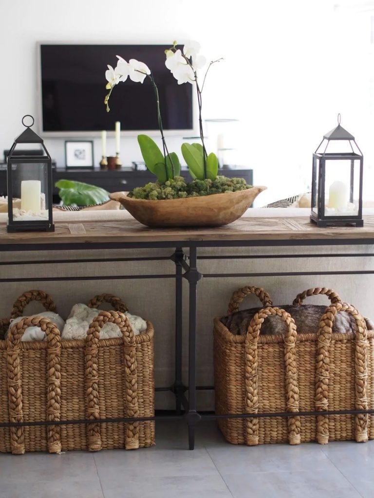 Décorer votre console avec des éléments tissés Décorer votre console avec des éléments tissés
