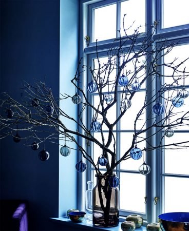 Couleurs de Noël 2020 le bleu navy ou bleu marine