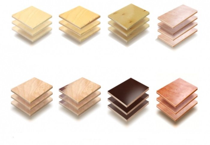 Types de plywood Types de plywood