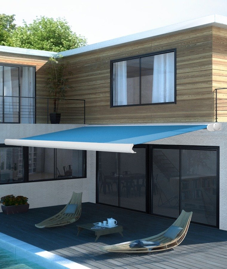 Store extérieur banne coffre integral