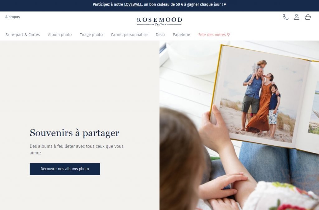 Rosemood Avis et test du site de papeterie personnalisée imprimée Rosemood Avis et test du site de papeterie personnalisée imprimée
