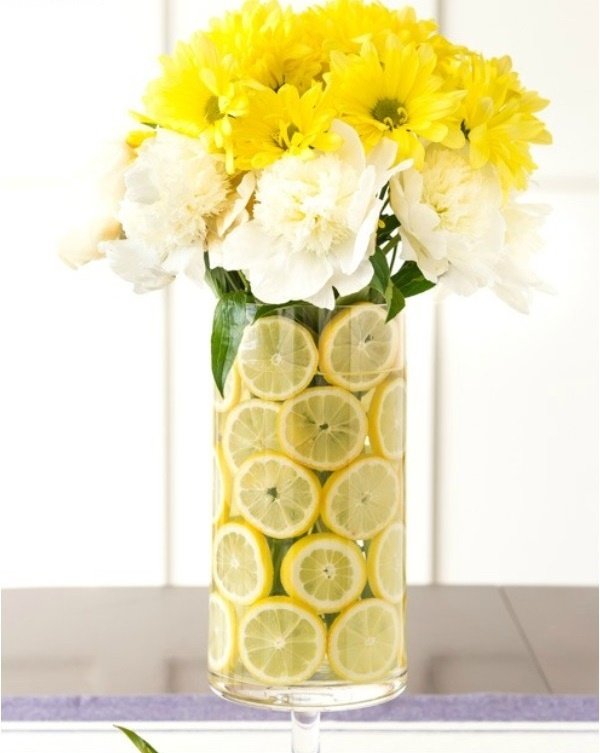 Des idées de décorations florales pour l'été avec des fruits Des idées de décorations florales pour l'été avec des fruits
