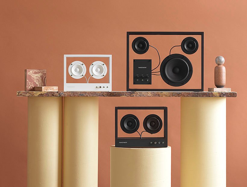 Transparent – Une enceinte transparente moderne et design
