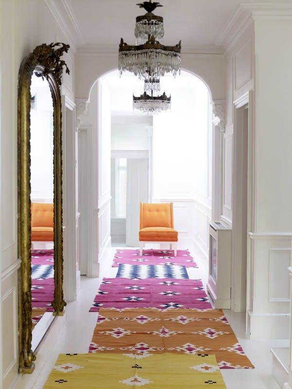 Le couloir aussi a droit à son tapis
