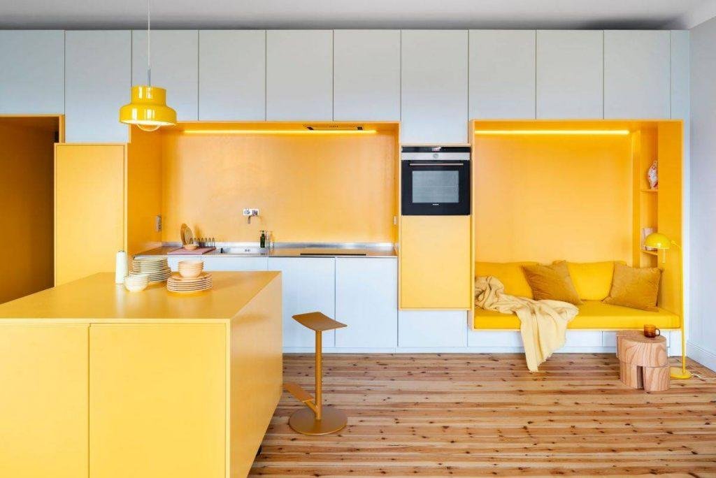 Le jaune rejoint les couleurs de cuisine pour 2022 1 Le jaune rejoint les couleurs de cuisine pour 2022 1