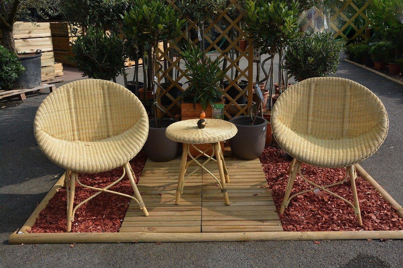 Salon de jardin naturel une déclinaison en plusieurs matériaux
