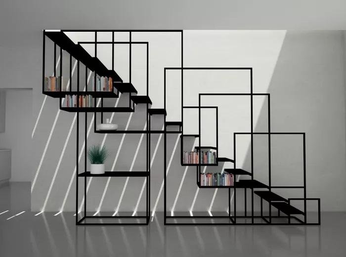 escalier carré